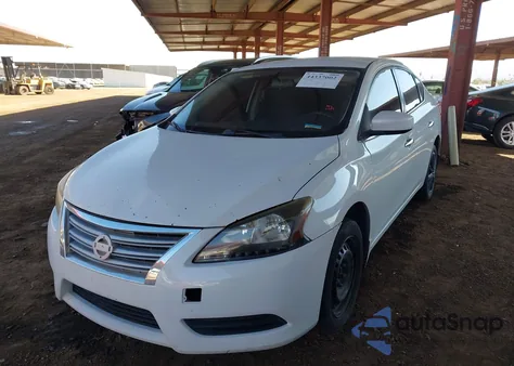 2014 Nissan Sentra Sv из США, поврежденный, VIN 3N1AB7AP9EY292993